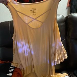 Torrid super soft cold shoulder top